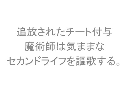 追放されたチート付与魔術師は気ままなセカンドライフを謳歌する。