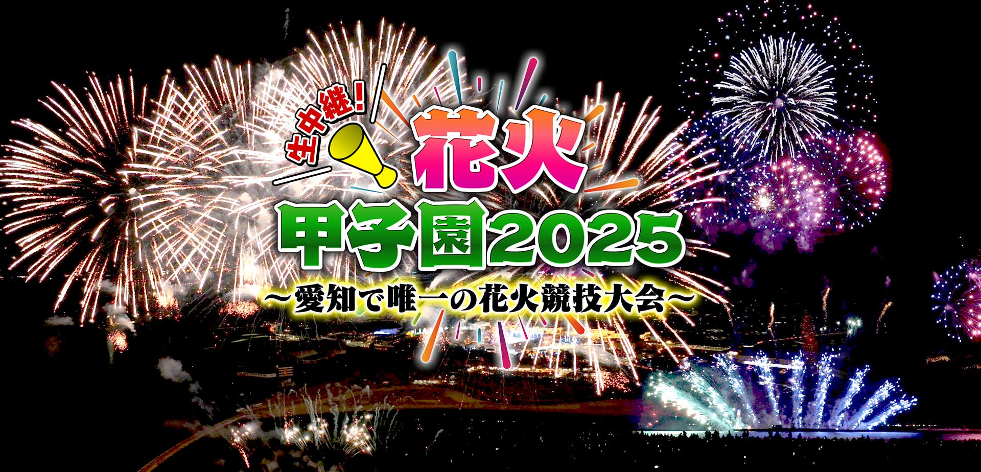 生中継！花火甲子園2025　～愛知で唯一の花火競技大会～