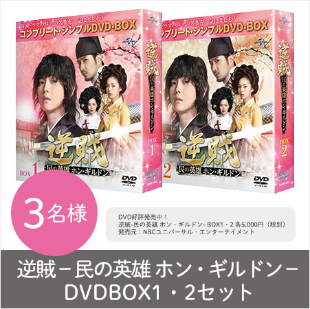 逆賊－民の英雄ホン・ギルドン－ＢＯＸ１（全２ＢＯＸ）　＜コンプリート・シンプルＤＶＤ－ＢＯＸ５，０００円シリーズ＞【期間限定生産】