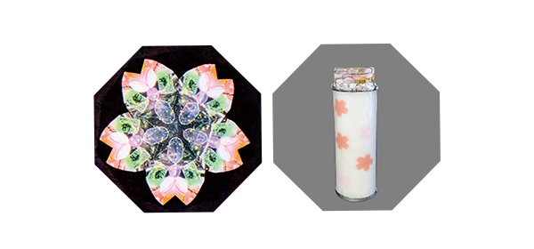 熱曲げ成形した＊ガラスの万華鏡づくり