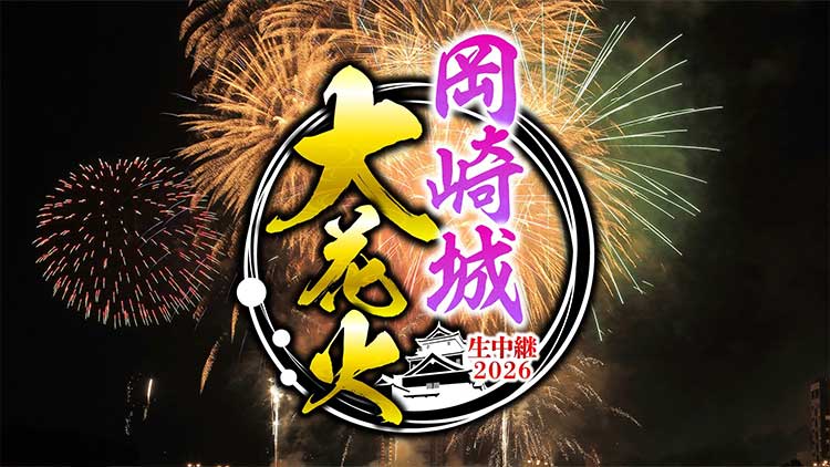 岡崎城大花火 生中継