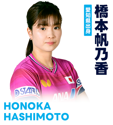 橋本帆乃香　愛知県出身