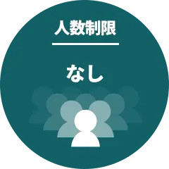 人数制限　なし