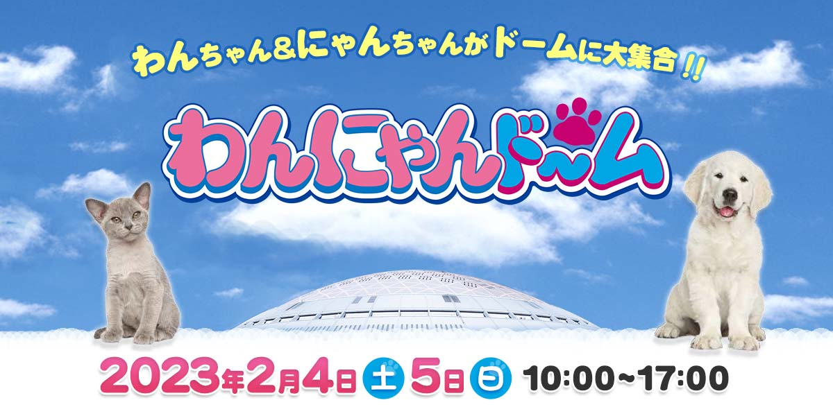 わんにゃんドーム2023 | テレビ愛知