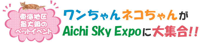 ワンちゃんネコちゃんがドームに大集合！！